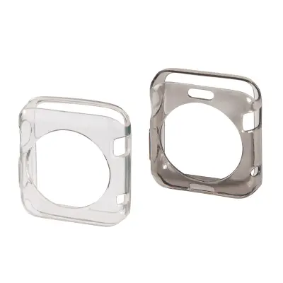 HAMA Skydd Apple Watch Svart/Genomskinlig, 42mm