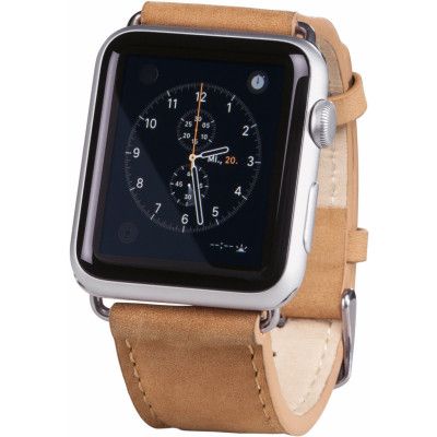 Hama Watchband Velour (Watch 38/40 mm) - Brun