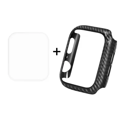 Hat Prince Carbon Fibre Case + Screen Protector (Apple Watch 40 mm)