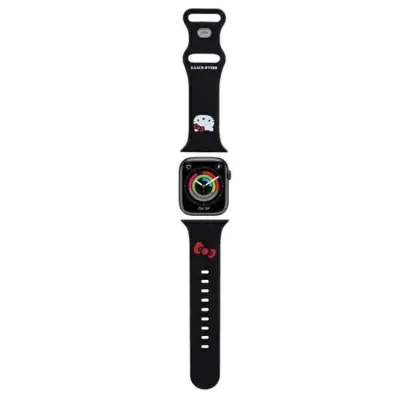 Hello Kitty Apple Watch (38/40/41mm) Armband Kitty Head - Svart