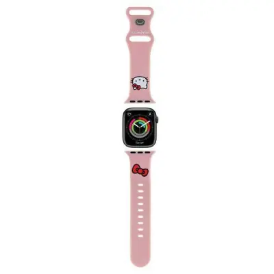 Hello Kitty Apple Watch 42/44/45/49mm Armband Silikon - Rosa