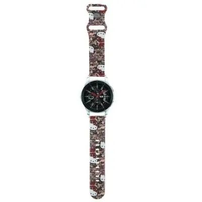 Hello Kitty Galaxy Watch 6 Classic (47mm) Band Tags Graffiti - Rosa