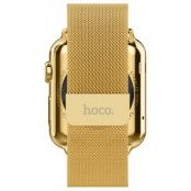 Hoco Melanese Rostfritt Stål Watchband till Apple Watch 42MM - Guld