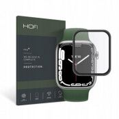 Hofi Hybrid Pro Plus Härdat Glas Skärmskydd Apple Watch 7/8 45mm - Svart