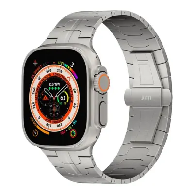 Just Mobile Apple Watch Ultra 1/2 (49mm) Armband Titan - Silver