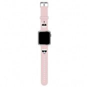 Karl Lagerfeld Karl & Choupette Heads Strap Apple Watch 42/44/45mm Rosa