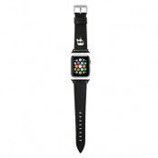 KARL LAGERFELD klockarmband för Apple Watch 42/44mm svart