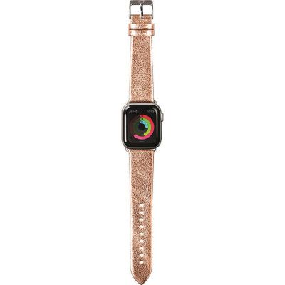 Laut Metallic Leather Armband till Apple Watch 38mm Guld