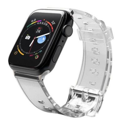 Light Band Apple Watch 6/5/4/3/2 44mm/42mm - Svart