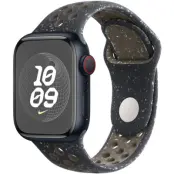 Lippa Flour Silikonerem (Apple Watch 49/46/45/44/42mm) - Mörkblå/Orange