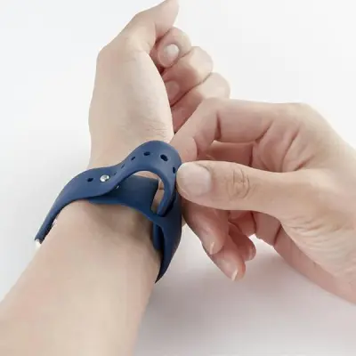 Mercury Apple Watch 4/5/6/7/SE (38/40/41mm) Armband Silikon - Navy