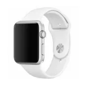 Mercury Apple Watch 4/5/6/7/SE (38/40/41mm) Armband Silikon - Vit