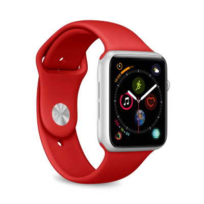 Puro  S/M & M/L Armband Apple Watch 38-40 mm - Röd