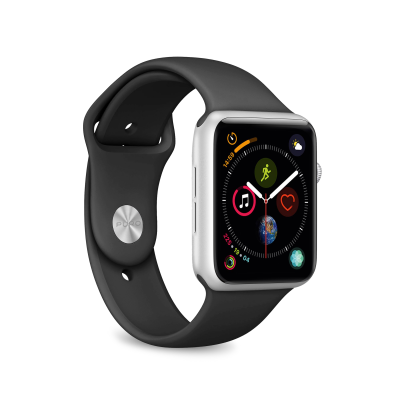 Puro Apple Watch 38/40/41 mm Armband Silikon - Svart