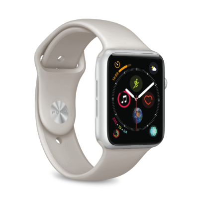 Puro - Apple Watch Band 42-44mm S/M & M/L - Ljusgrå