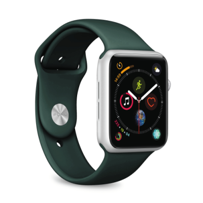 Puro Apple Watch Band, 42-44mm, S/M & M/L - Mörkgrön