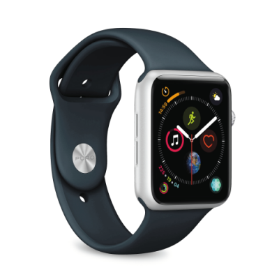 Puro Apple Watch Band, 42-44mm, S/M & M/L - Marinblå