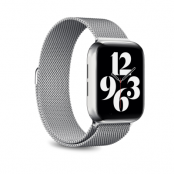 Puro MILANESE Armband Apple Watch 42/44 mm - Silver