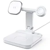 Qi Trådlös MagSafe Laddare iPhone Apple Watch Airpods