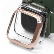 Ringke Slim Skal 2-Pack Apple Watch 7 41mm - Clear och Rosa Gold