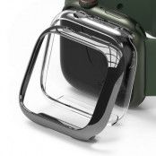 Ringke Slim Skal 2-Pack Apple Watch 7/8 45mm - Clear och Dark Chrome