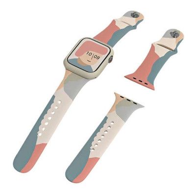 Silicon Camo Apple Watch Band 6/5/4/3/2