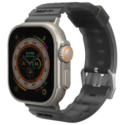 Skinarma Apple Watch (42/44/45mm) Armband Shokku - Smoke