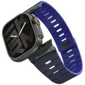 Skinarma Apple Watch 49/46/45/44 Armband Gemini - Marinblå