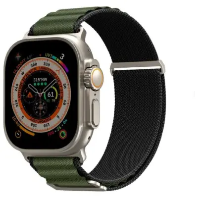 Skinarma Apple Watch Ultra (44/45/49mm) Armband Kobu - Olive