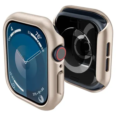 Spigen Apple Watch 10 (42mm) Skal Thin Fit - Starlight
