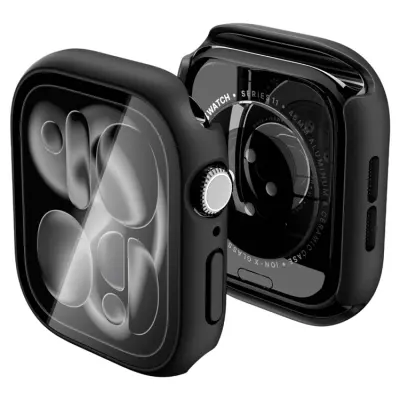 Spigen Apple Watch 10/11 (46mm) Skal Skin Fit 360 - Svart