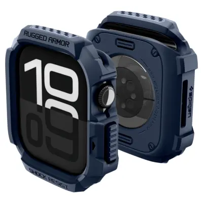 Spigen Apple Watch 42mm Series 10 Skal Rugged Armor - Marinblå (Marinblå)