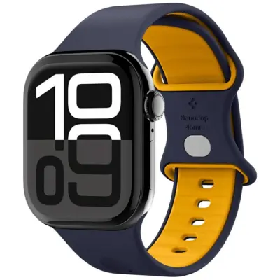 Spigen Apple Watch (44/45/46/49) Armband Nano Pop - Marinblå