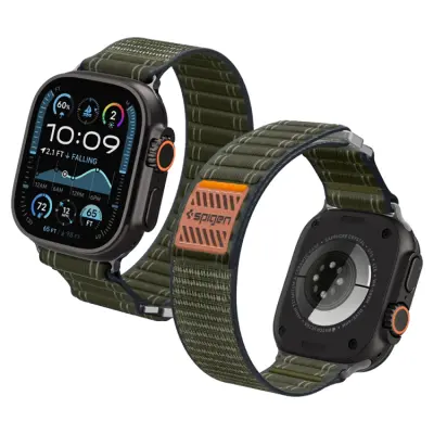 Spigen Apple Watch (44/45/46/49 mm) Armband WBF0 - Grön