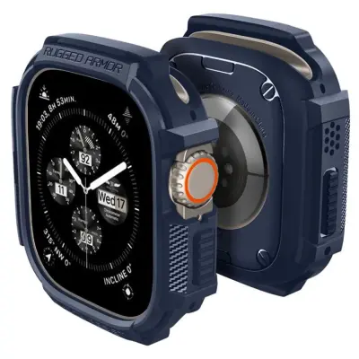 Spigen Apple Watch Ultra 1/2 (49mm) Skal Rugged Armor - Blå
