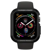Spigen Rugged Armor (Apple Watch 44/45 mm) - Svart