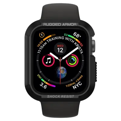 Spigen Rugged Armor (Apple Watch 44/45 mm) - Grå