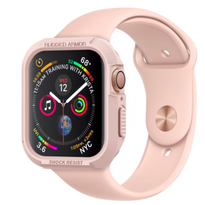 Spigen Rugged Armor (Apple Watch 40 mm) - Roséguld