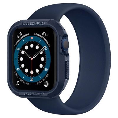 SPIGEN Rugged Armor Apple Watch 4/5/6/Se (44Mm) Blå