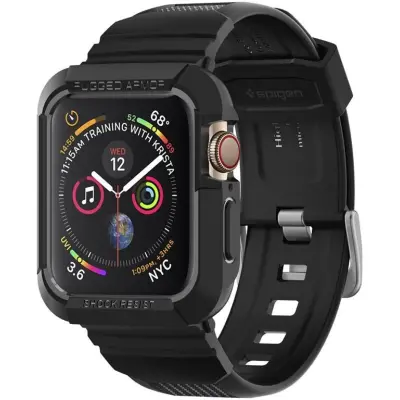 Spigen Rugged Armor Pro (Apple Watch 44/45 mm) - Grön