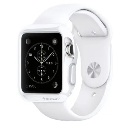 Spigen Slim Armor Skal till Apple Watch 42mm - Vit