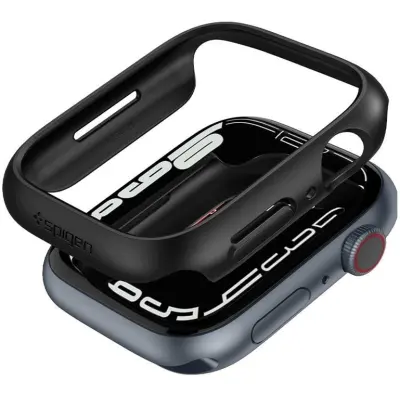 Spigen Thin Fit (Apple Watch 45 mm) - Svart