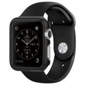 Spigen Thin Fit Skal till Apple Watch 42mm - Smooth Black