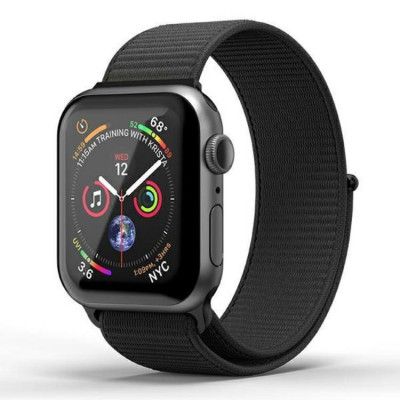 Superdry Nylon Weave Band Apple Watch 38/40/41 mm - Svart