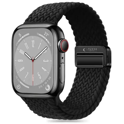 Tech-Protect Apple Watch (38/40/41mm) Armband NylonMag - Svart
