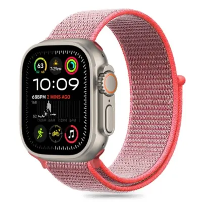 Tech-Protect Apple Watch (40/41/42mm) Armband Nylon - Hot Rosa