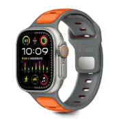 Tech-Protect Apple Watch (44/45/46/49mm) Armband Icon - Grå/Orange
