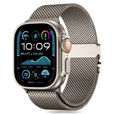 Tech-Protect Apple Watch (44/45/46/49mm) Armband Milano - Titanium