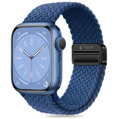 Tech-Protect Apple Watch (44/45/46/49mm) Armband NylonMag - Blå