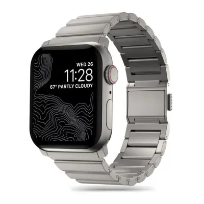 Tech-Protect Apple Watch (44/45/46/49mm) Armband Steel - Titanium